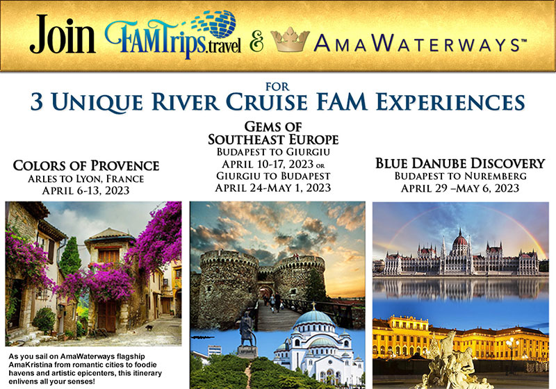 3 Unique AMA River Cruise FAM Experiences!